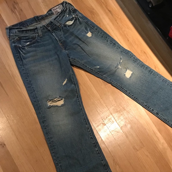 Hollister ripped jeans.  Size: 30x30 - Picture 2 of 3